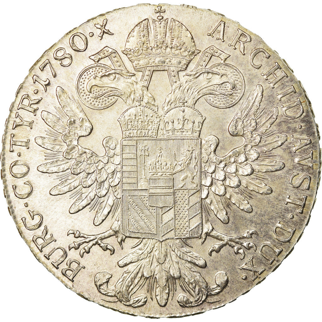 Coin, Austria, Joseph II, Thaler, 1780, Restrike, AU(50-53), Silver, KM:T1