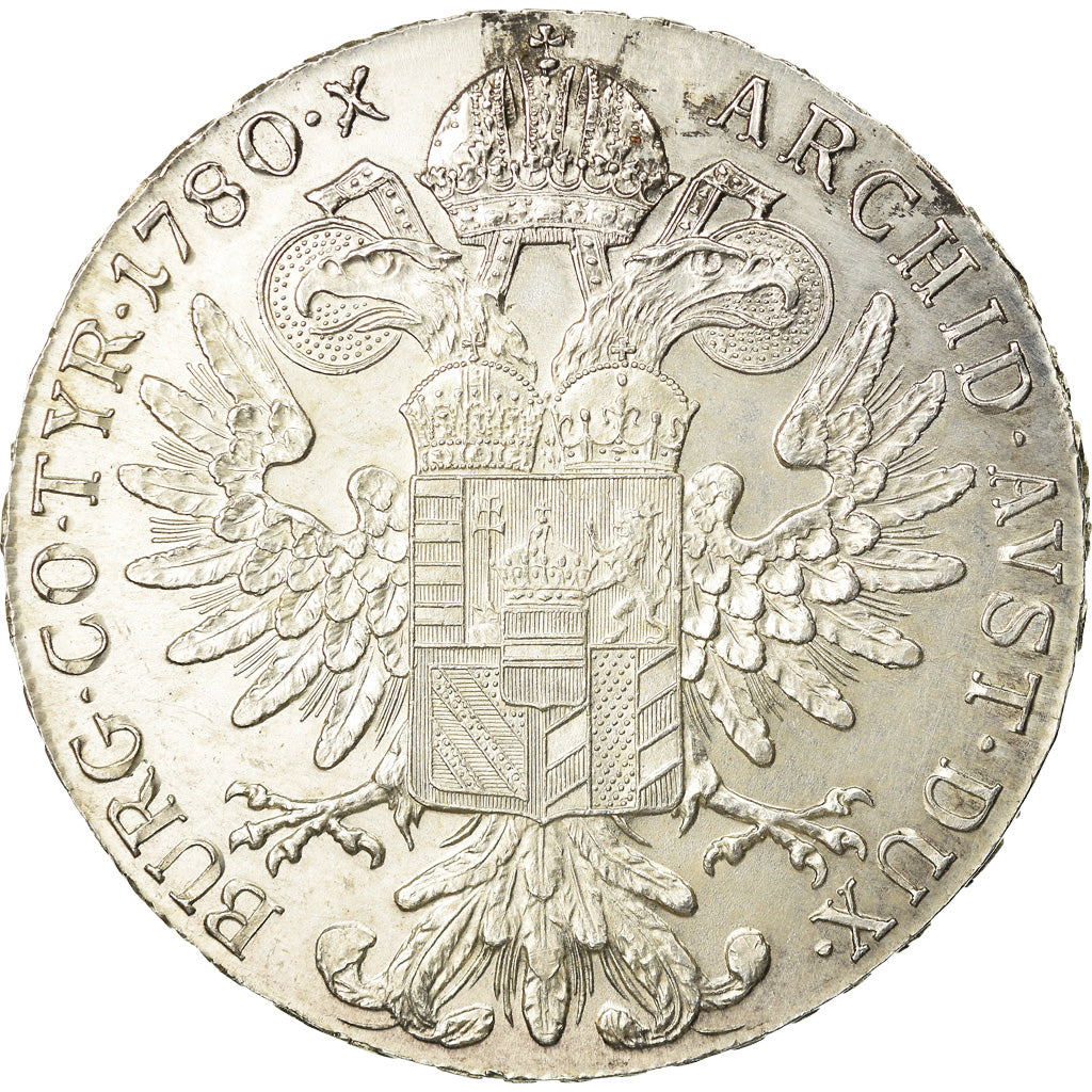 Coin, Austria, Joseph II, Thaler, 1780, Restrike, AU(50-53), Silver, KM:T1