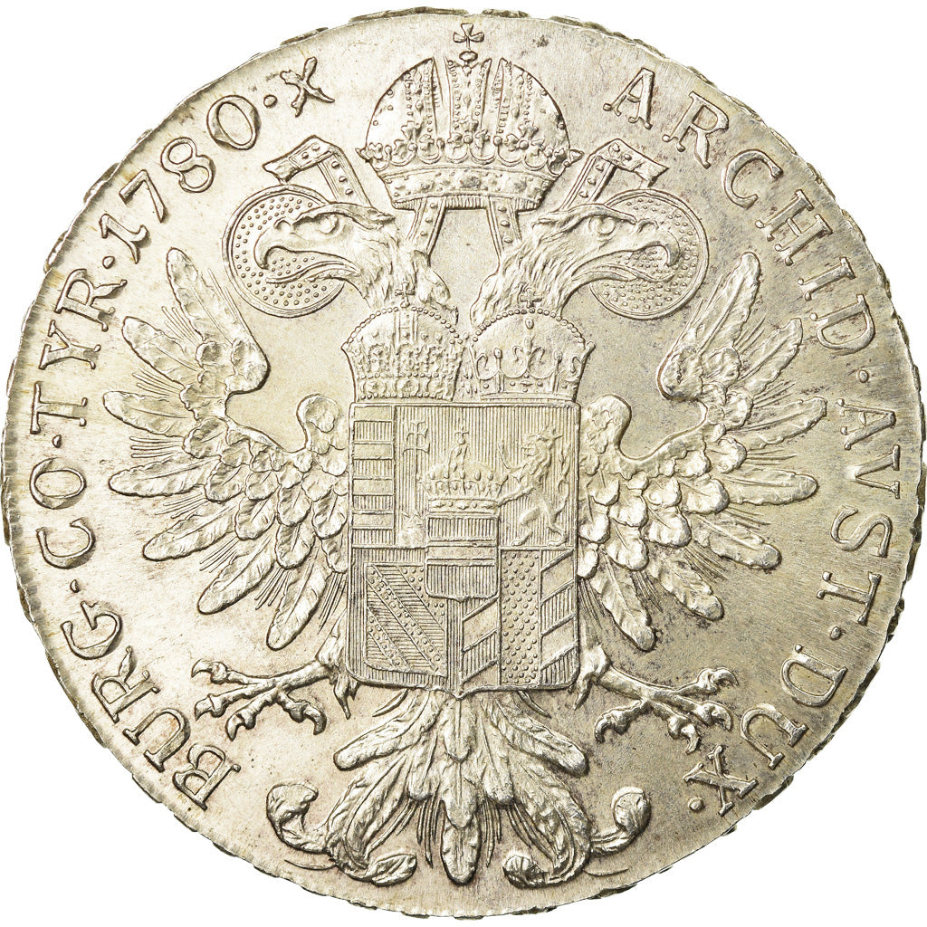 Coin, Austria, Joseph II, Thaler, 1780, AU(50-53), Silver, KM:T1