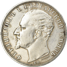 Coin, Bulgaria, Ferdinand I, 5 Leva, 1894, Kormoczbanya, Hungary, EF(40-45)