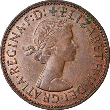 Monnaie, Grande-Bretagne, Elizabeth II, 1/2 Penny, 1963, SUP, Bronze, KM:896