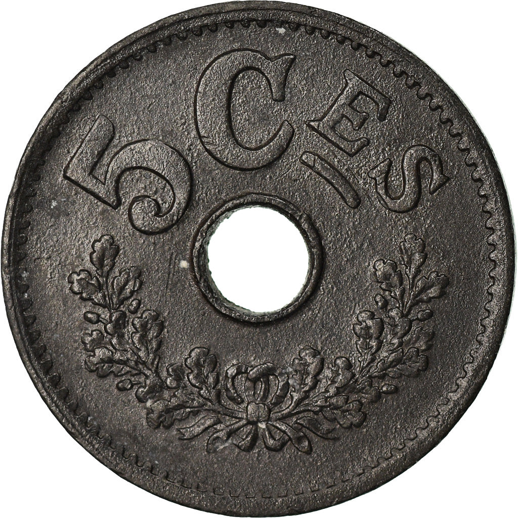 Coin, Luxembourg, Marie Adelaide, 5 Centimes, 1915, EF(40-45), Zinc, KM:27