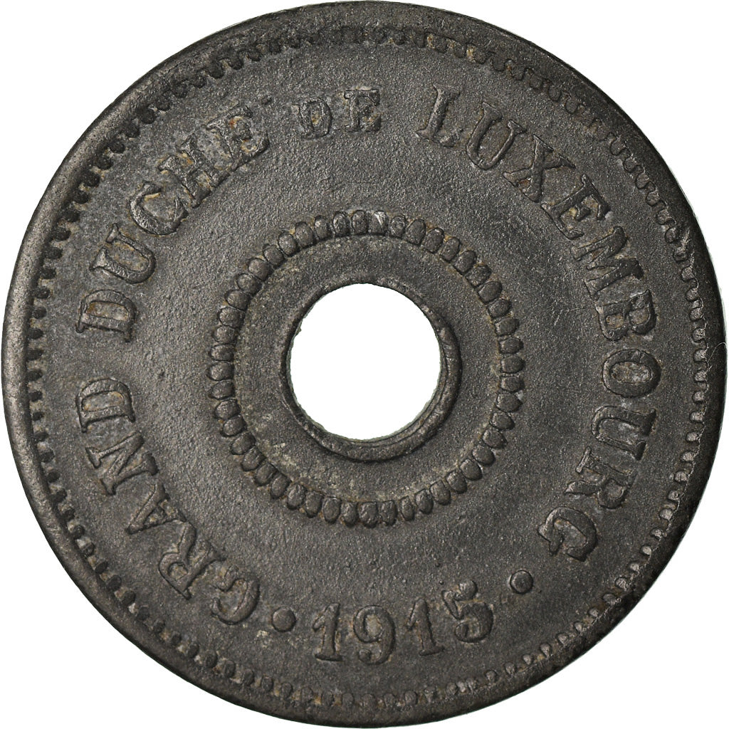 Münze, Luxemburg, Marie Adelaide, 10 Centimes, 1915, SS, Zinc, KM:28