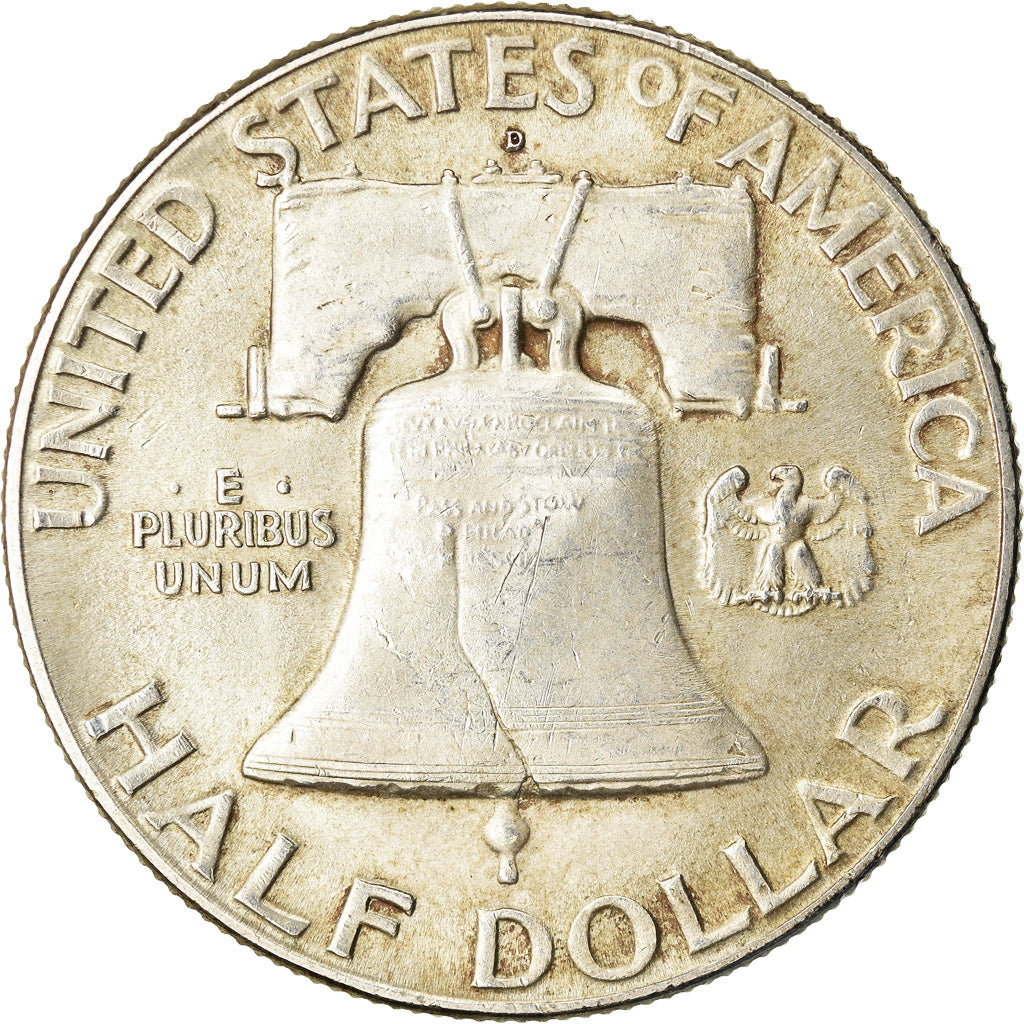 Coin, United States, Franklin Half Dollar, 1948, Denver, AU(55-58), KM 199