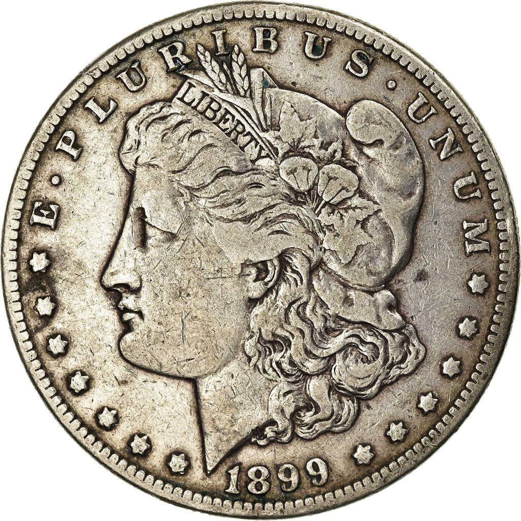Coin, United States, Morgan Dollar, 1899, New Orleans, EF(40-45), KM 110
