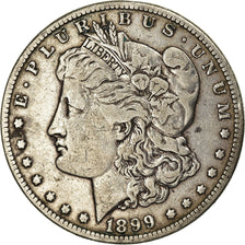 Coin, United States, Morgan Dollar, 1899, New Orleans, EF(40-45), KM 110