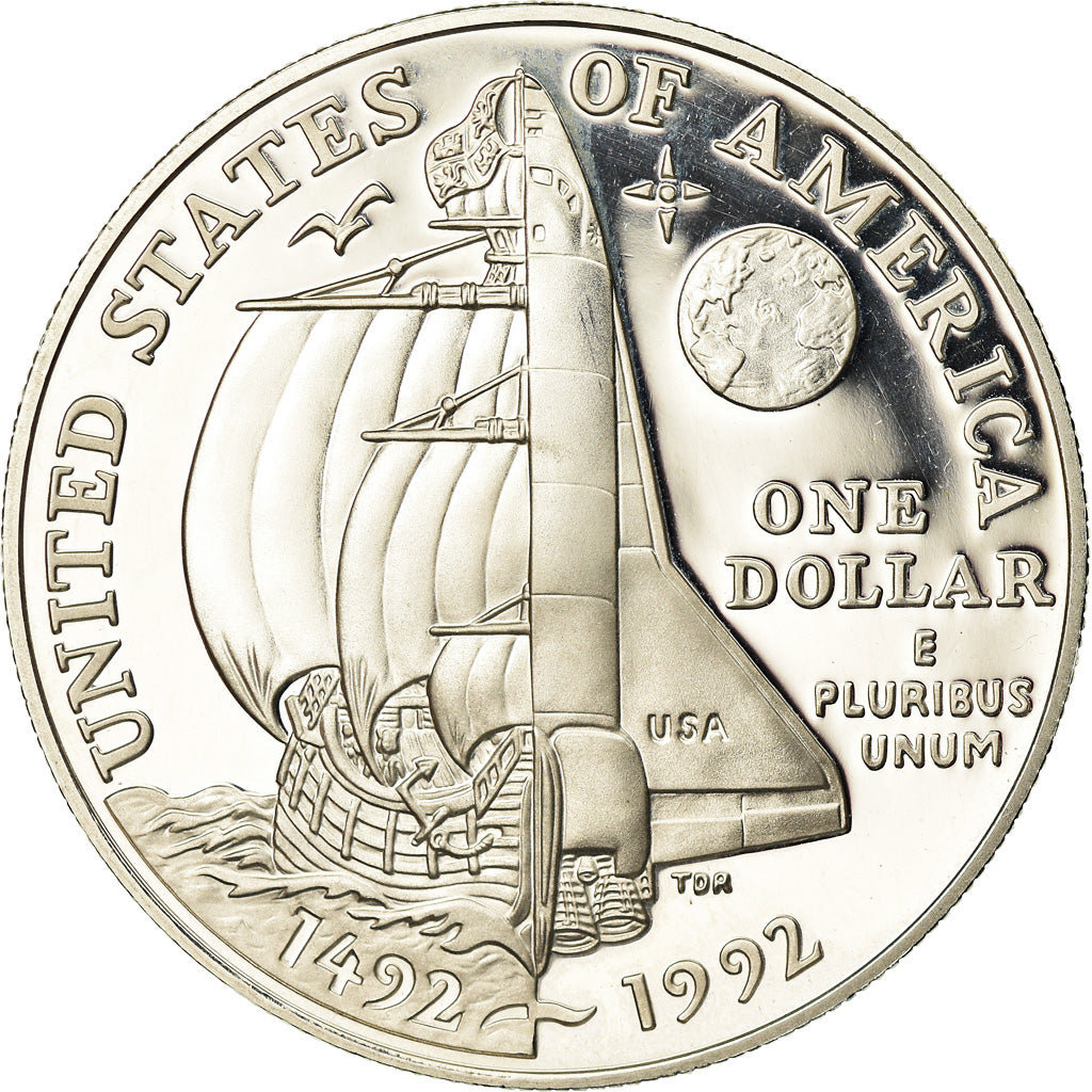 Coin, United States, Dollar, 1992, U.S. Mint, Philadelphia, Proof, MS(65-70)