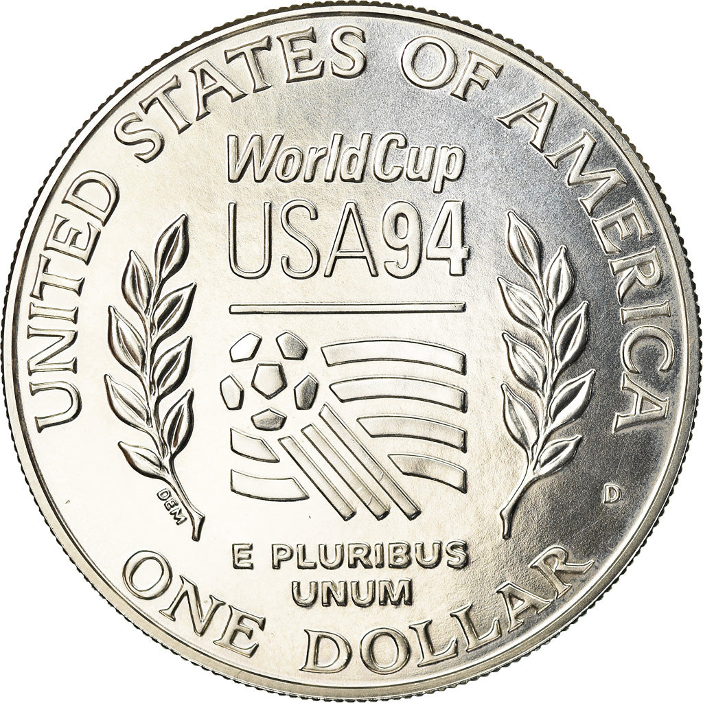 Coin, United States, Dollar, 1994, U.S. Mint, Denver, MS(65-70), Silver, KM:247