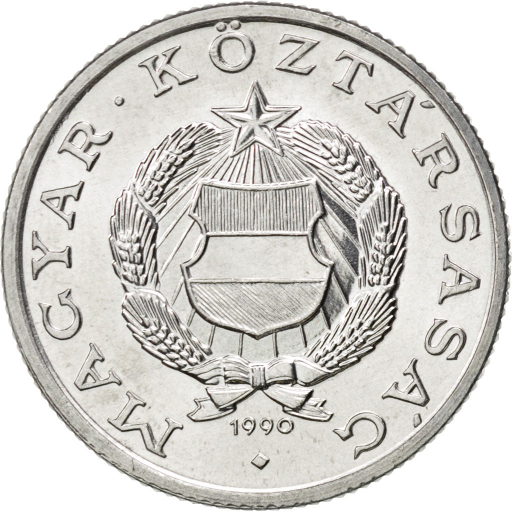 Ungheria, Forint, 1990, SPL, Alluminio, KM:736