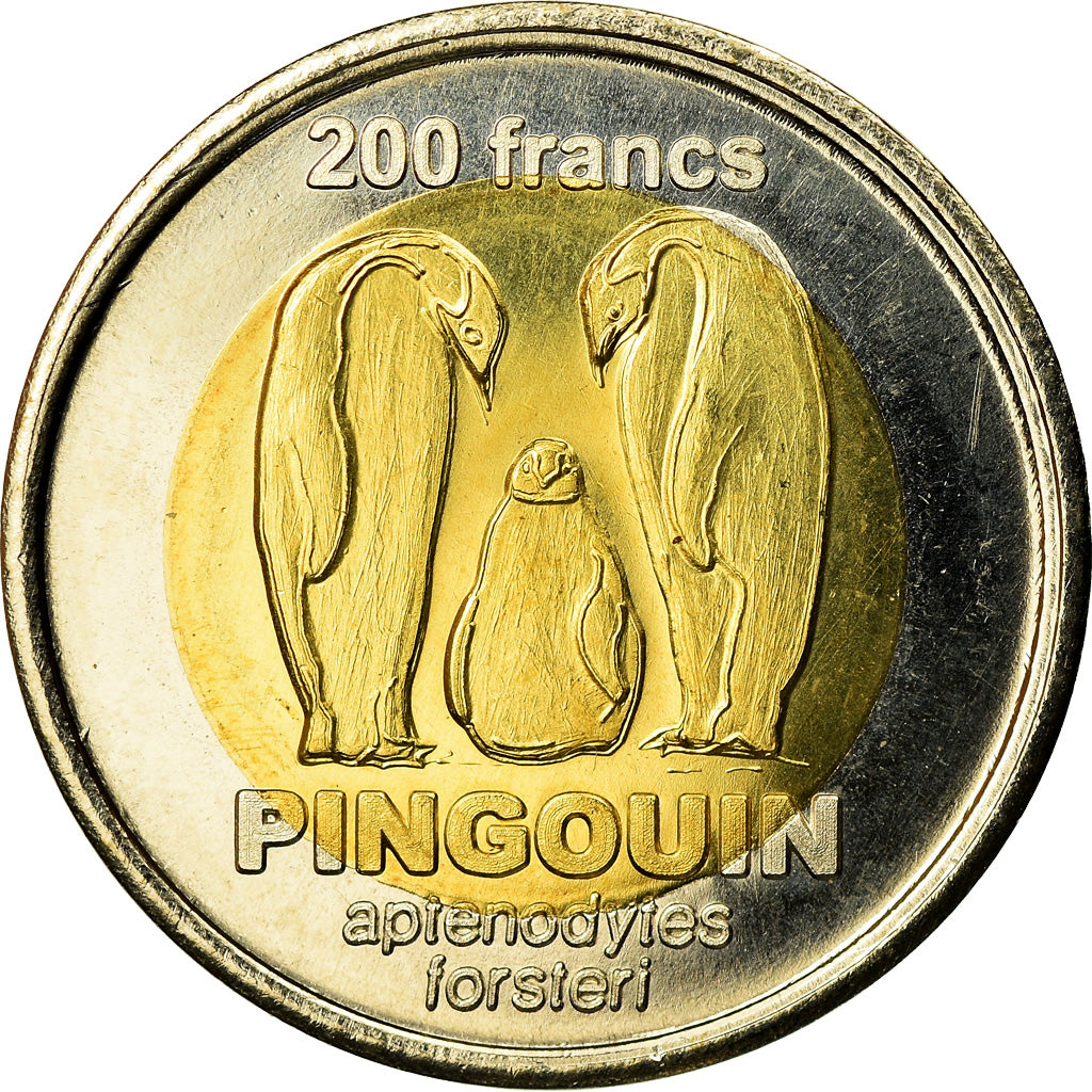 Münze, Französische Kolonien, 200 Francs, 2011, VZ, Bimetallic