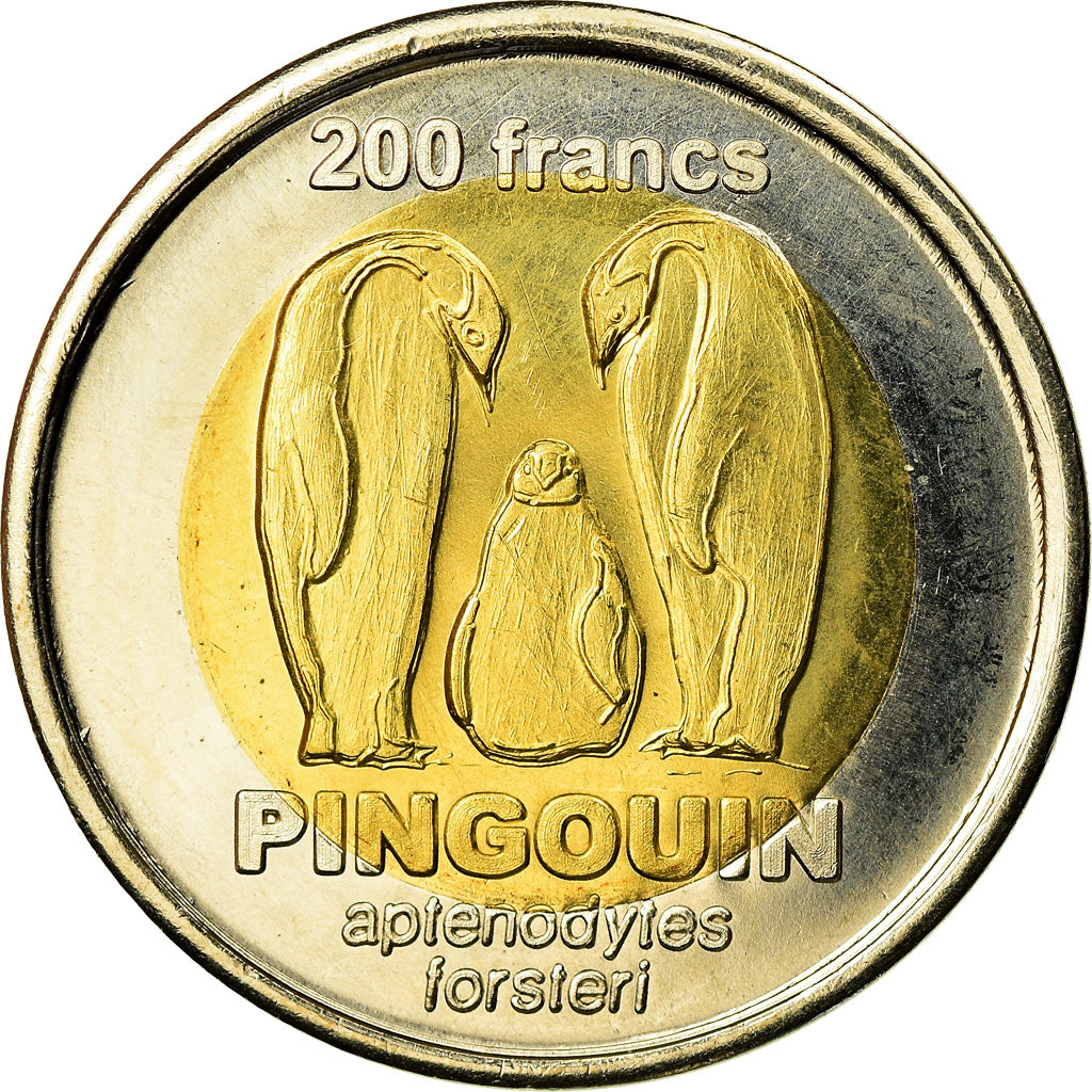Coin, FRENCH COLONIES, 200 Francs, 2011, AU(55-58), Bimetallic