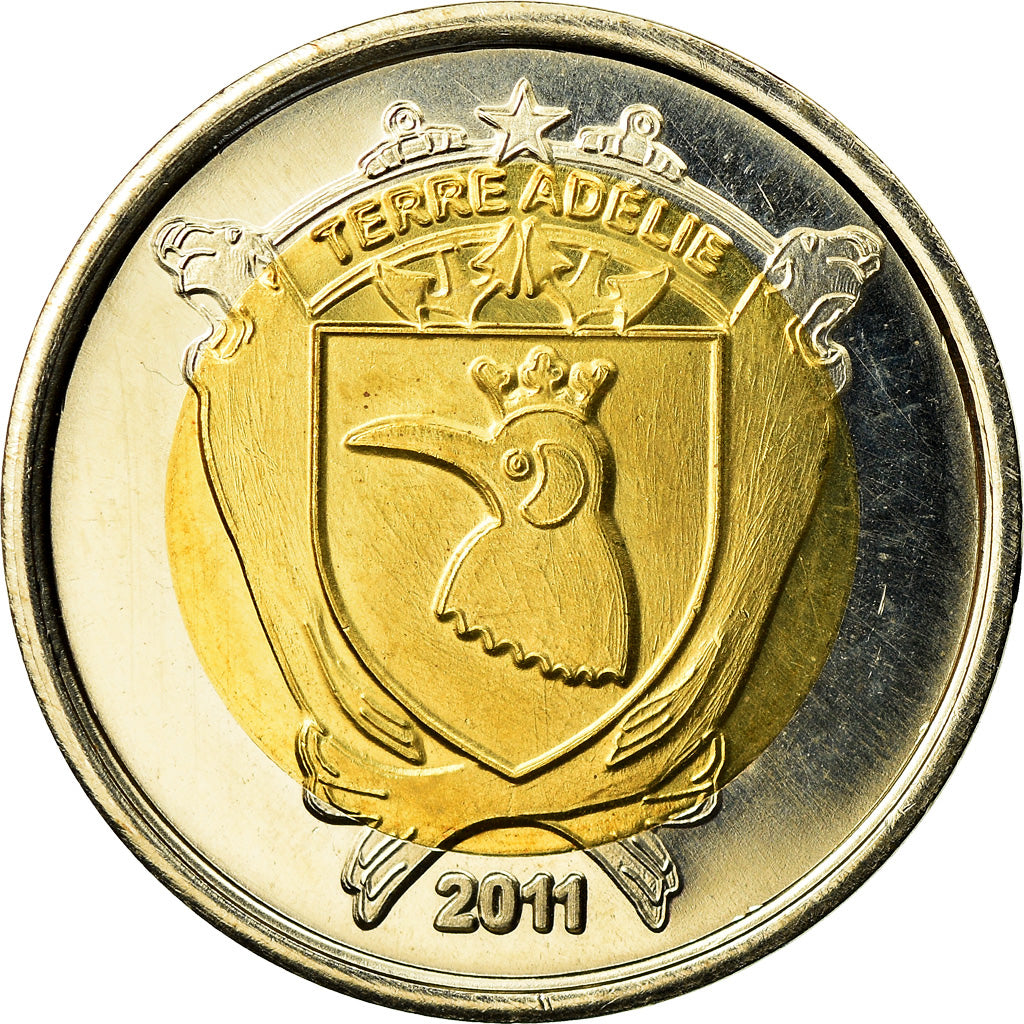 Coin, FRENCH COLONIES, 200 Francs, 2011, AU(55-58), Bimetallic