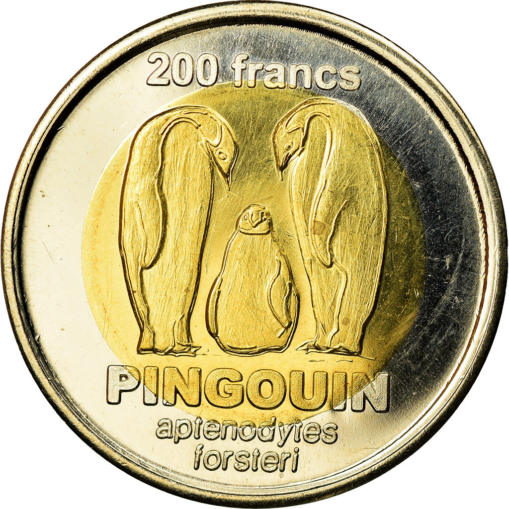 Coin, FRENCH COLONIES, 200 Francs, 2011, AU(55-58), Bimetallic