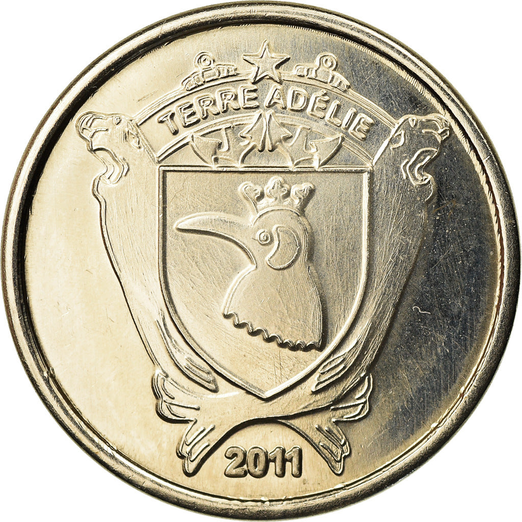 Coin, FRENCH COLONIES, 10 Francs, 2011, AU(55-58), Nickel