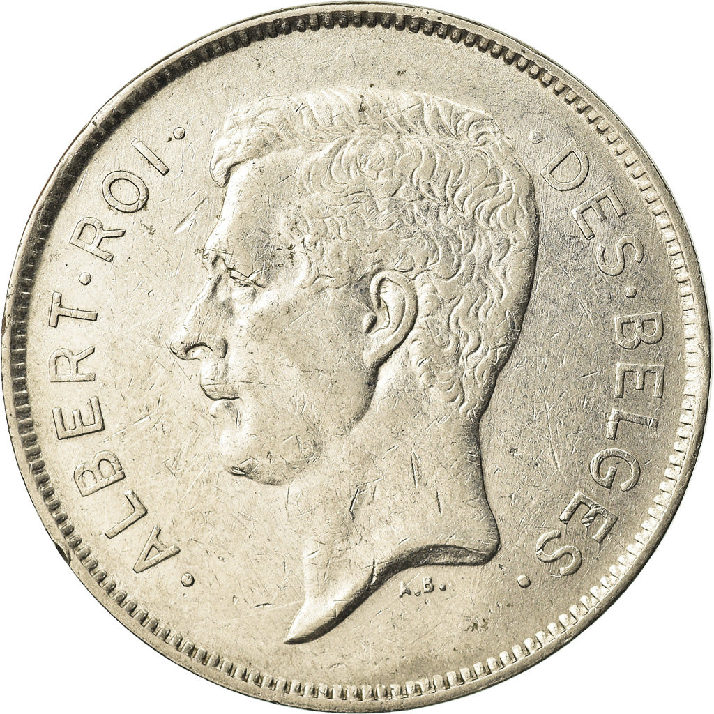 Coin, Belgium, 20 Francs, 20 Frank, 1931, EF(40-45), Nickel, KM:101.1