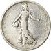 Moneta, Francja, Semeuse, Franc, 1907, Paris, VF(30-35), Srebro, KM:844.1