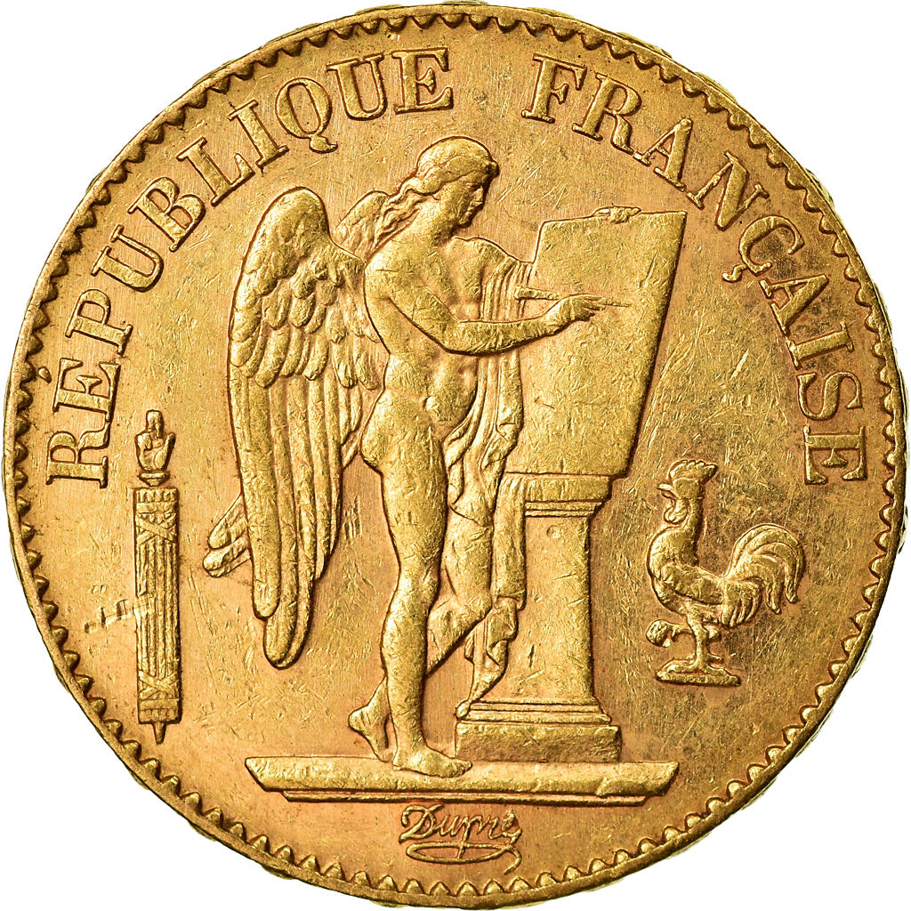 Monnaie, France, Génie, 20 Francs, 1896, Paris, TTB+, Or, Gadoury:1063, KM:825