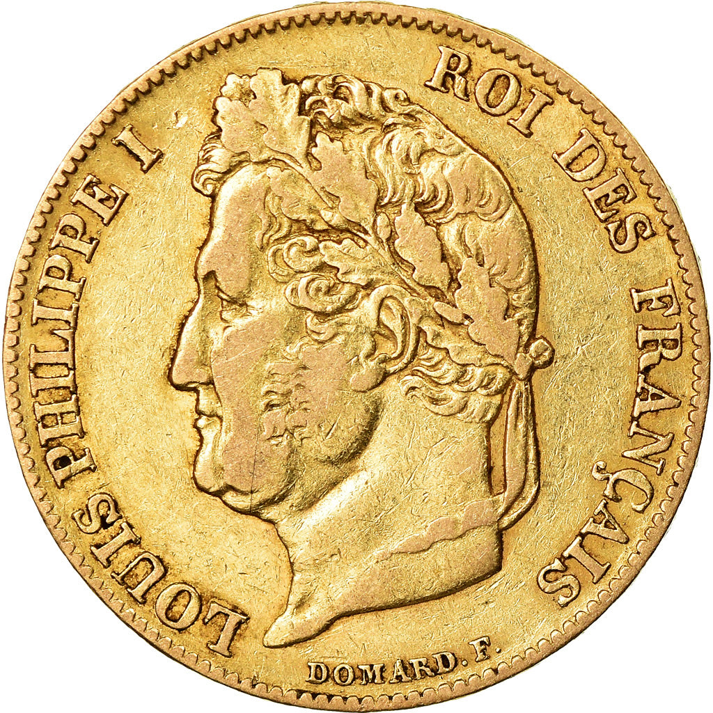 Monnaie, France, Louis-Philippe, 20 Francs, 1843, Paris, TTB, Or, Gadoury:1031