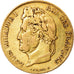 Moeda, França, Louis-Philippe, 20 Francs, 1844, Paris, EF(40-45), Dourado
