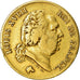 Coin, France, Louis XVIII, 40 Francs, 1818, Lille, VF(30-35), Gold, KM 713.6