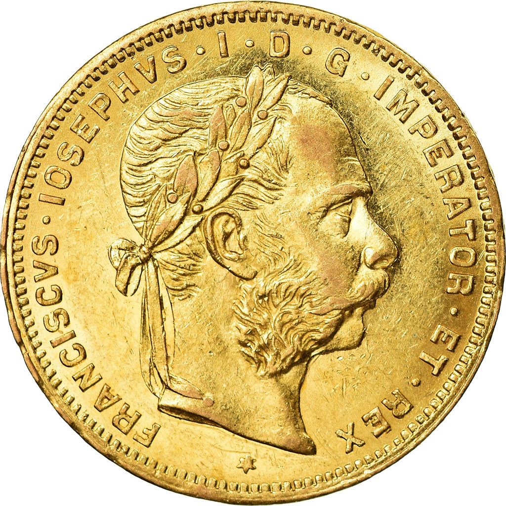 Monnaie, Autriche, Franz Joseph I, 8 Florins-20 Francs, 1888, SUP, Or, KM:2269