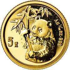 Coin, CHINA, PEOPLE'S REPUBLIC, 5 Yüan, 1995, Proof, MS(65-70), Gold, KM:715
