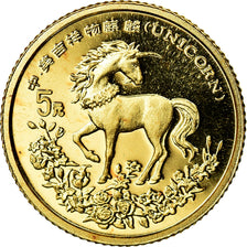 Coin, CHINA, PEOPLE'S REPUBLIC, 5 Yüan, 1994, Proof, MS(65-70), Gold, KM:674
