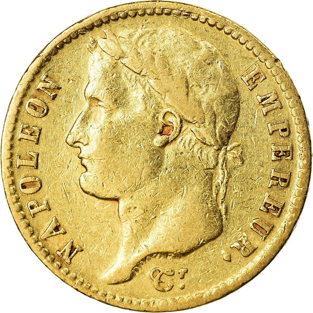 Moneda, Francia, Napoléon I, 20 Francs, 1811, Paris, MBC, Oro, KM:695.1
