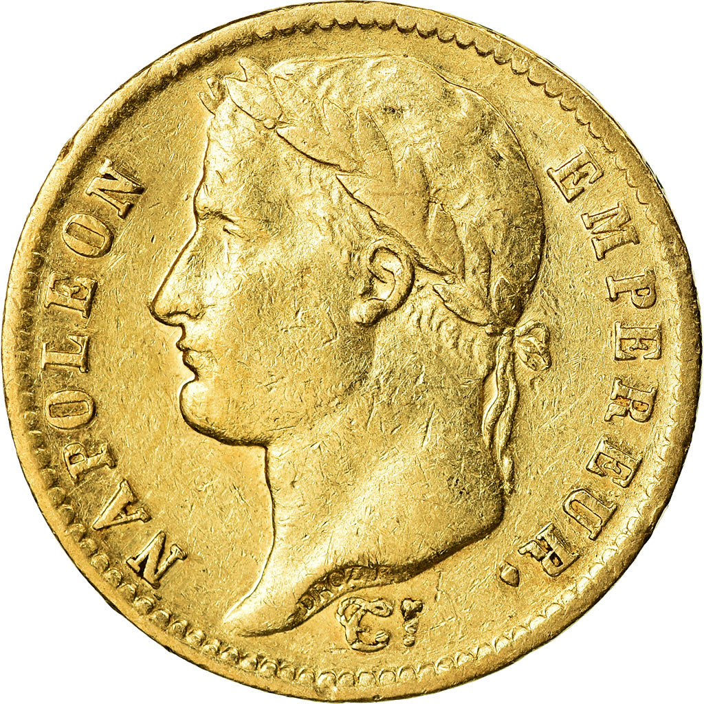 Moneda, Francia, Napoléon I, 20 Francs, 1812, Paris, MBC, Oro, KM:695.1
