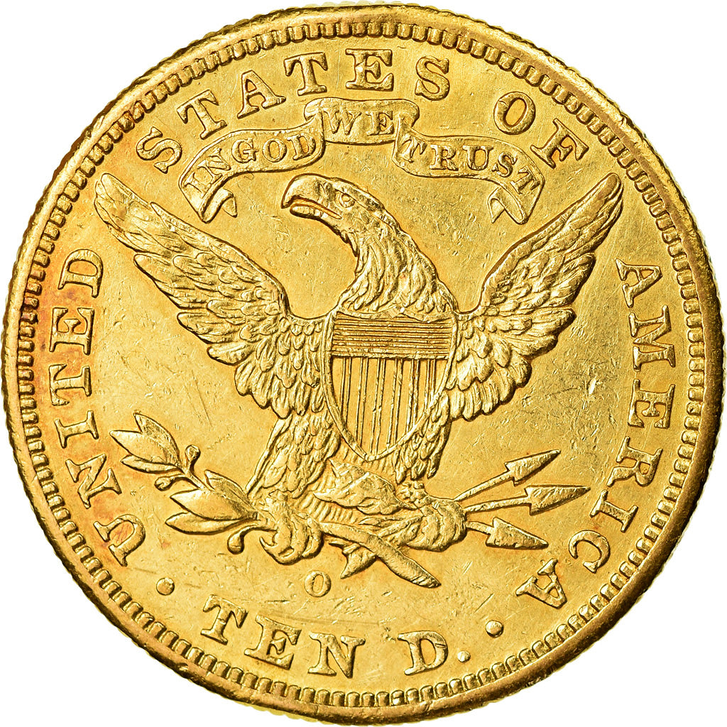 Coin, United States, Coronet Head, $10, 1894, New Orleans, AU(50-53)