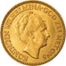 Coin, Netherlands, Wilhelmina I, 10 Gulden, 1933, AU(55-58), Gold, KM:162