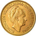 Coin, Netherlands, Wilhelmina I, 10 Gulden, 1925, AU(55-58), Gold, KM:162