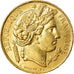 Moneta, Francja, Cérès, 20 Francs, 1850, Paris, AU(55-58), Złoto, KM:762