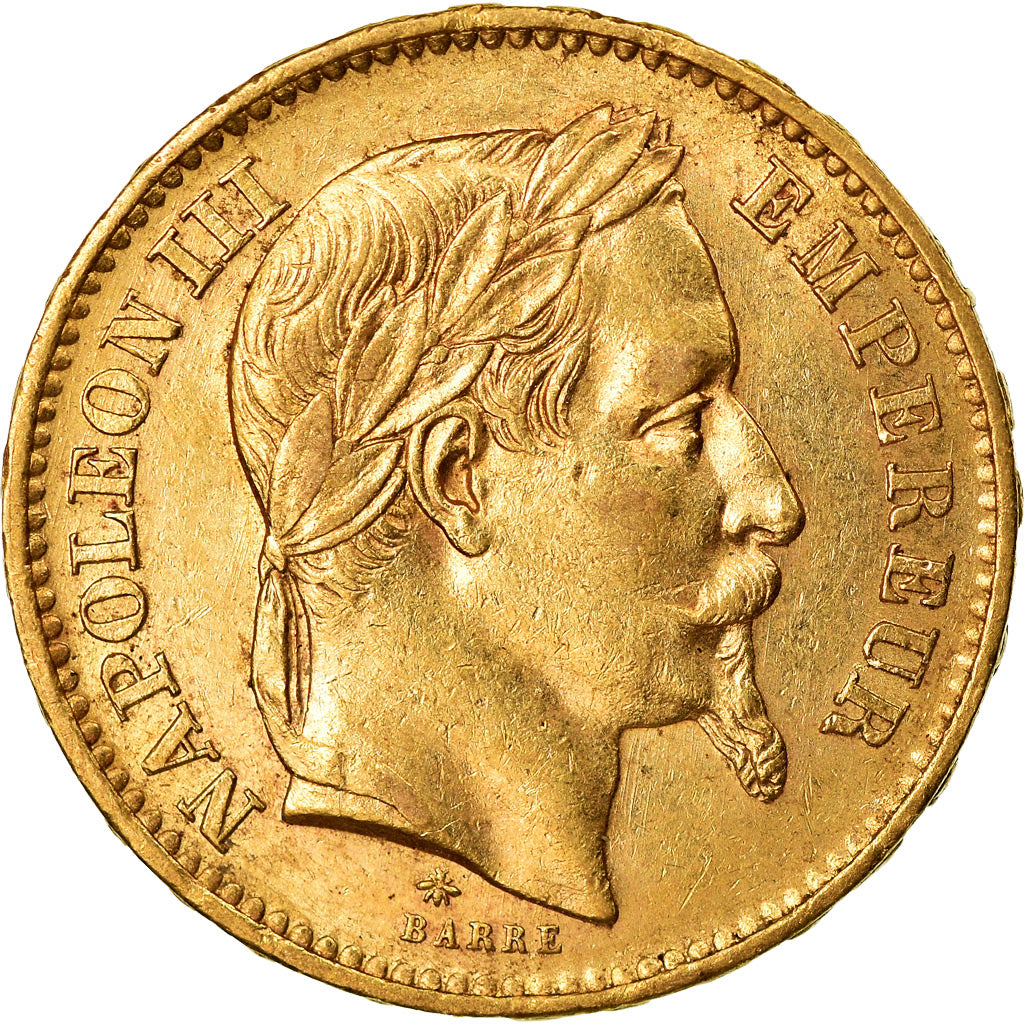 Monnaie, France, Napoleon III, 20 Francs, 1867, Paris, SUP, Or