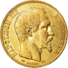 Moneda, Francia, Napoleon III, 20 Francs, 1857, Paris, EBC, Oro
