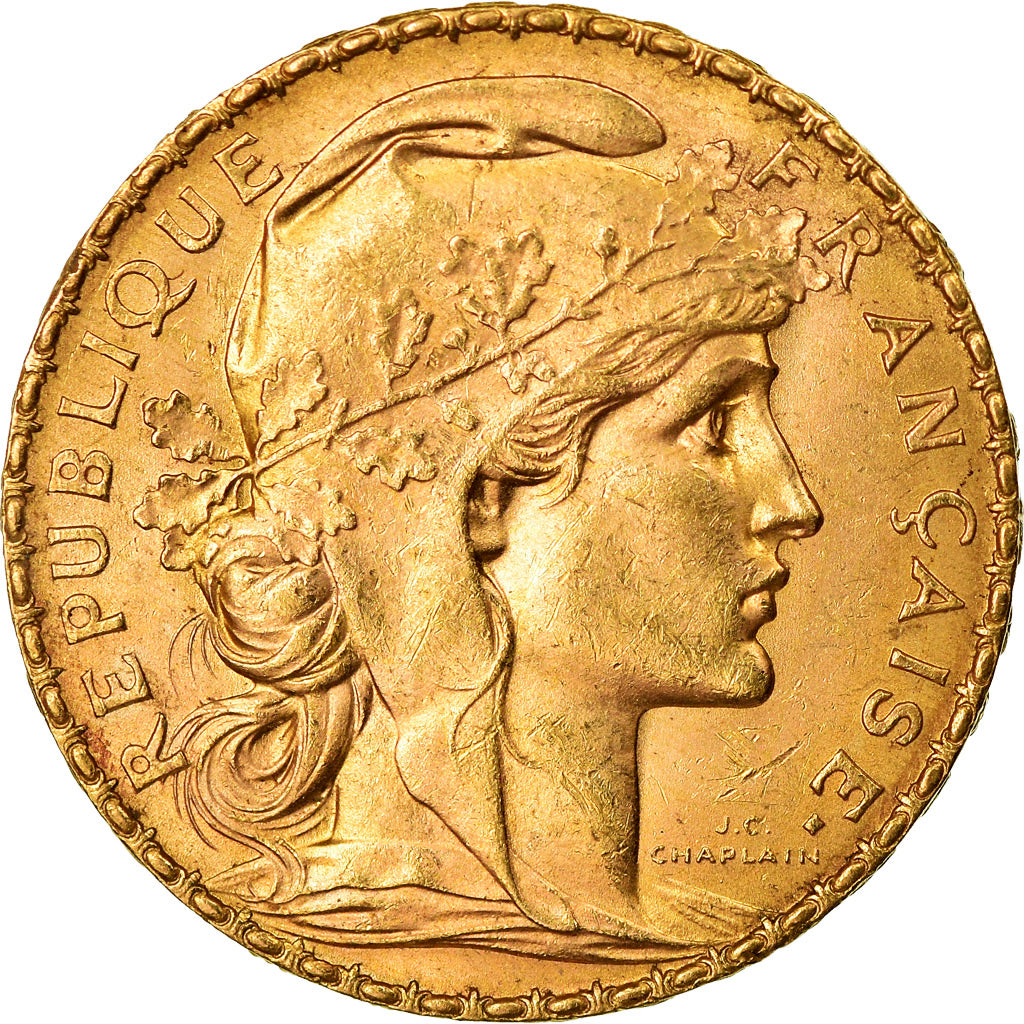 Monnaie, France, Marianne, 20 Francs, 1912, Paris, SUP, Or, Gadoury:1064a