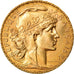 Moneda, Francia, Marianne, 20 Francs, 1909, Paris, EBC, Oro, KM:857