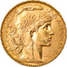 Moneta, Francja, Marianne, 20 Francs, 1910, Paris, AU(55-58), Złoto, KM:857