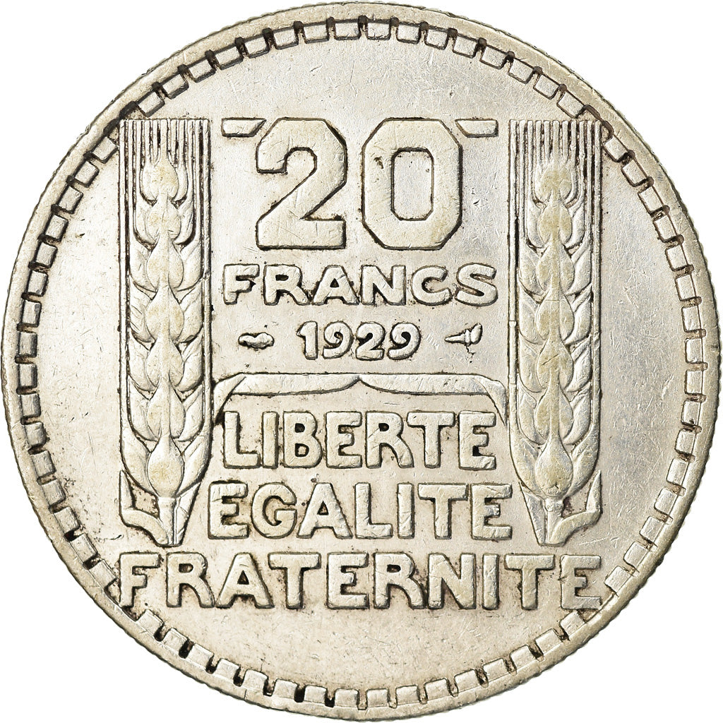 Coin, France, Turin, 20 Francs, 1929, Paris, EF(40-45), Silver, KM:879