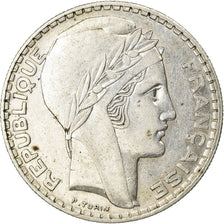 Münze, Frankreich, Turin, 20 Francs, 1938, Paris, VZ, Silber, KM:879