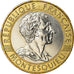 Münze, Frankreich, Montesquieu, 10 Francs, 1989, UNZ, Bi-Metallic, KM:969