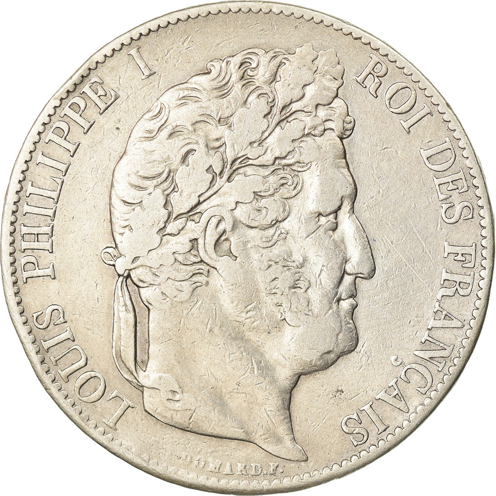 Coin, France, Louis-Philippe, 5 Francs, 1846, Strasbourg, VF(30-35), Silver