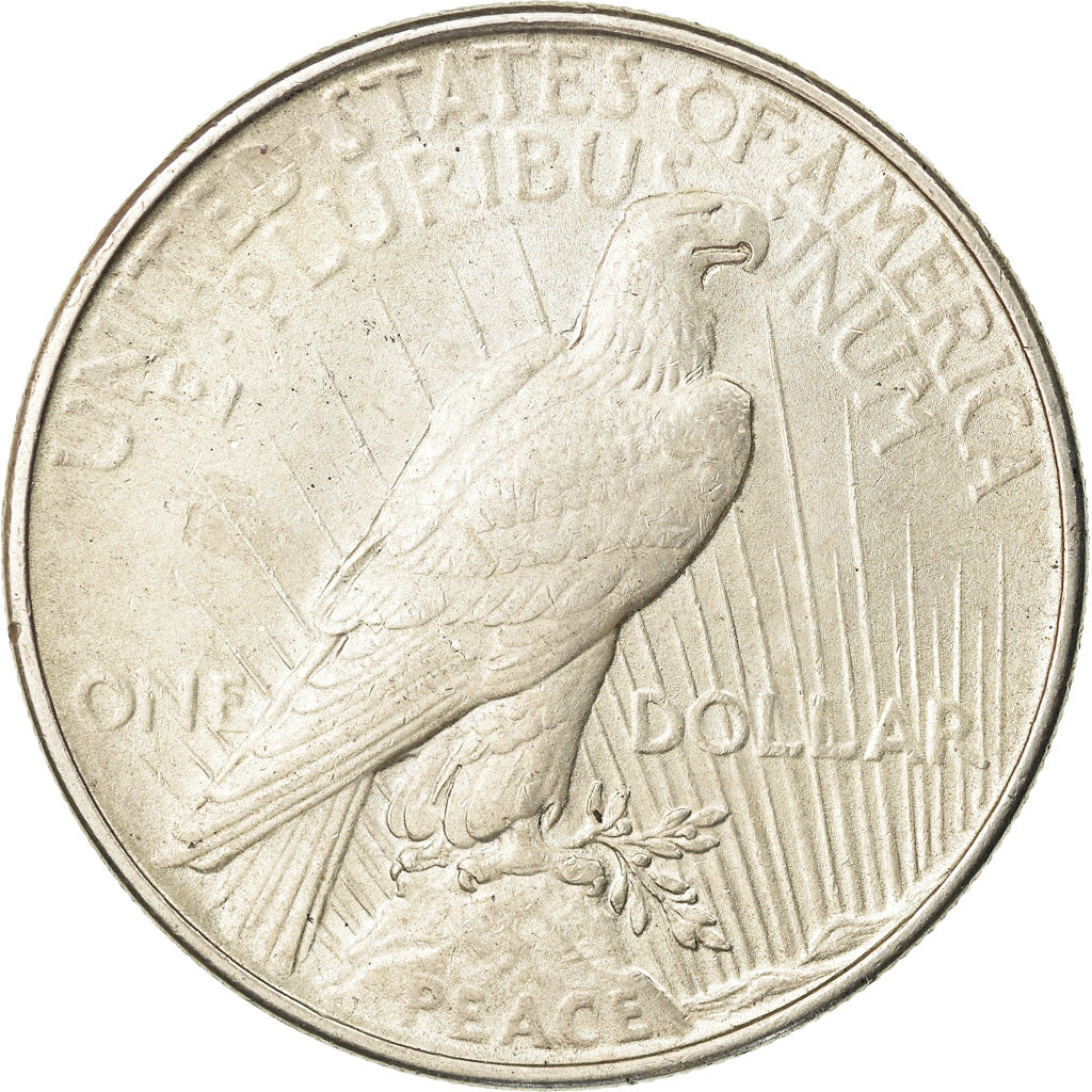 Moeda, Estados Unidos da América, Peace Dollar,1922, Philadelphia, AU(50-53)