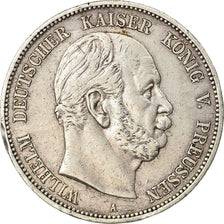 Coin, German States, PRUSSIA, Wilhelm I, 5 Mark, 1876, Berlin, EF(40-45)