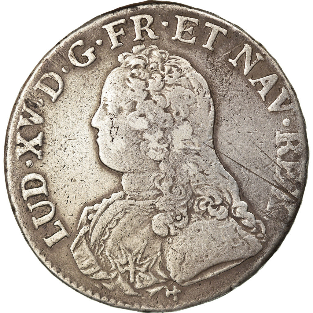 Münze,Frankreich,Louis XV,Écu aux branches d'olivier,1737,Orléans,S+