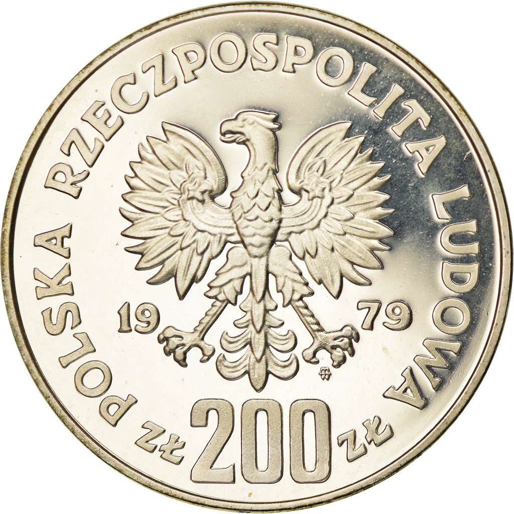 Münze, Polen, 200 Zlotych, 1979, Warsaw, Proof, UNZ, Silber
