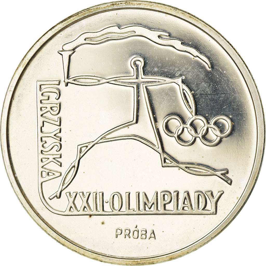 Moneta, Polonia, 100 Zlotych, 1980, Proof, SPL, Argento, KM:Pr395