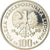 Moneta, Polonia, 100 Zlotych, 1980, Proof, SPL, Argento, KM:Pr395