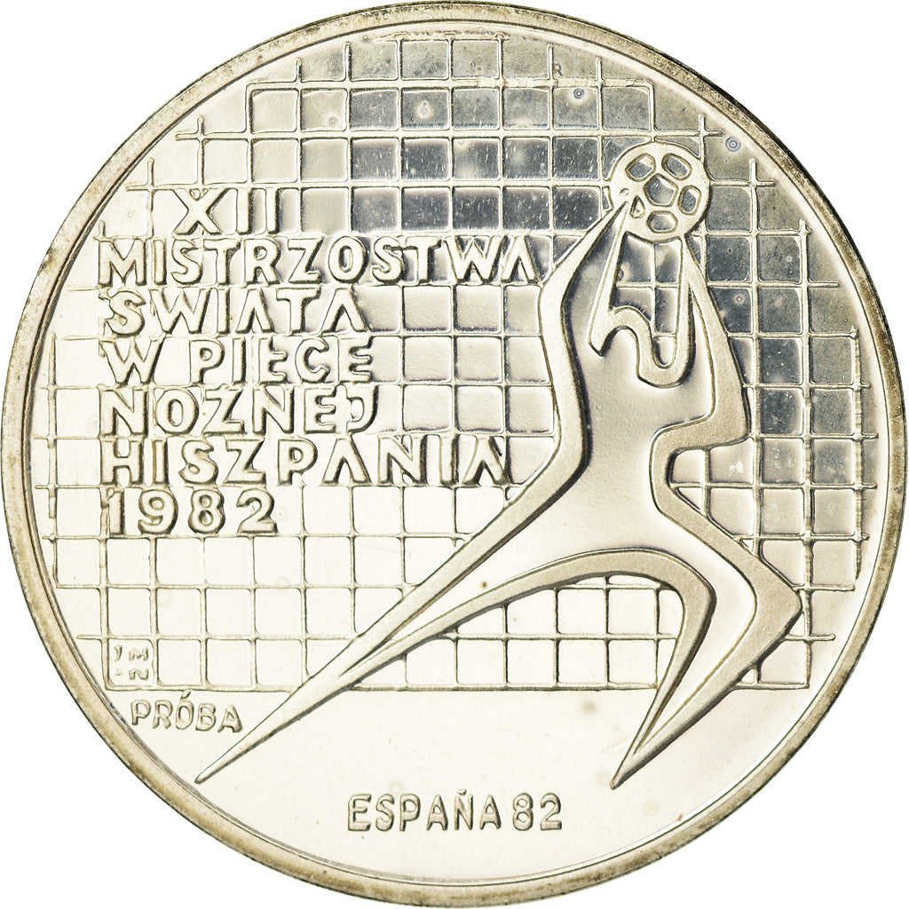 Coin, Poland, 200 Zlotych, 1982, Warsaw, MS(63), Silver, KM:130