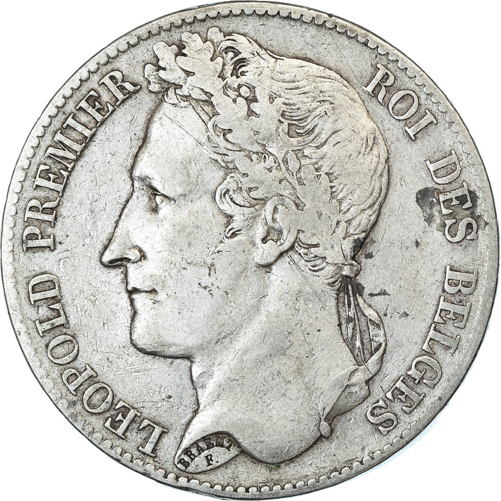 Coin, Belgium, Leopold I, 5 Francs, 5 Frank, 1849, VF(30-35), Silver, KM:3.2